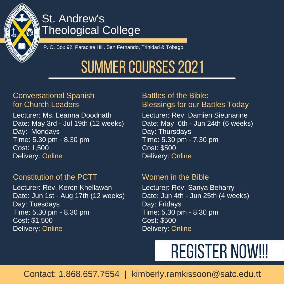 Summer Courses 2021