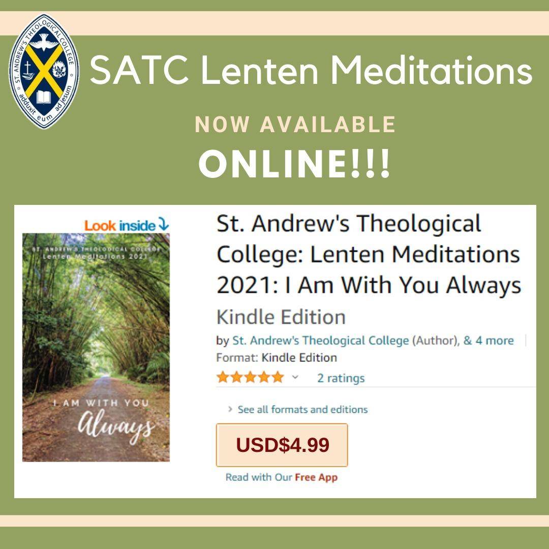 Lenten Meditations 2021 Ad 1