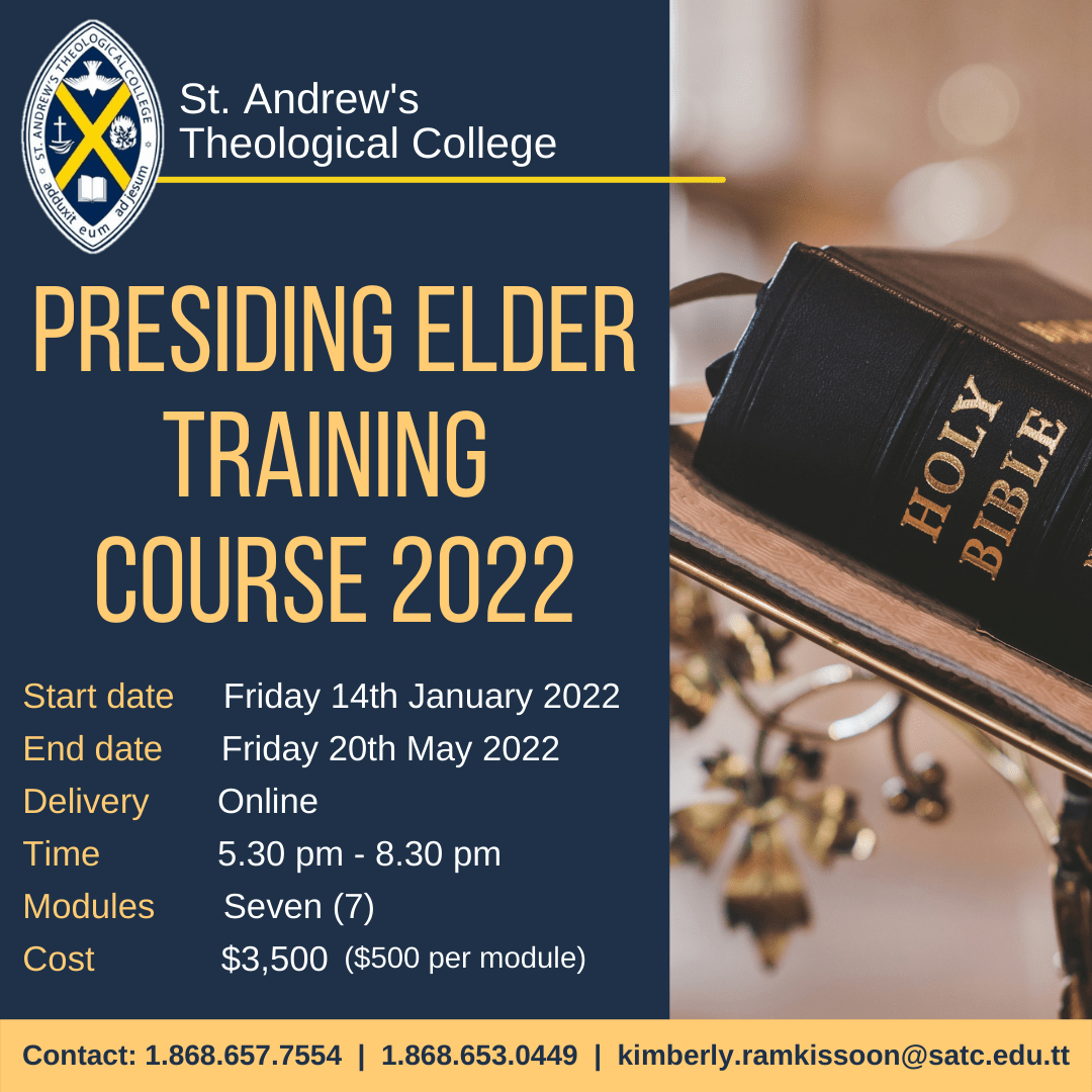 Presiding Elder Training Course 2022